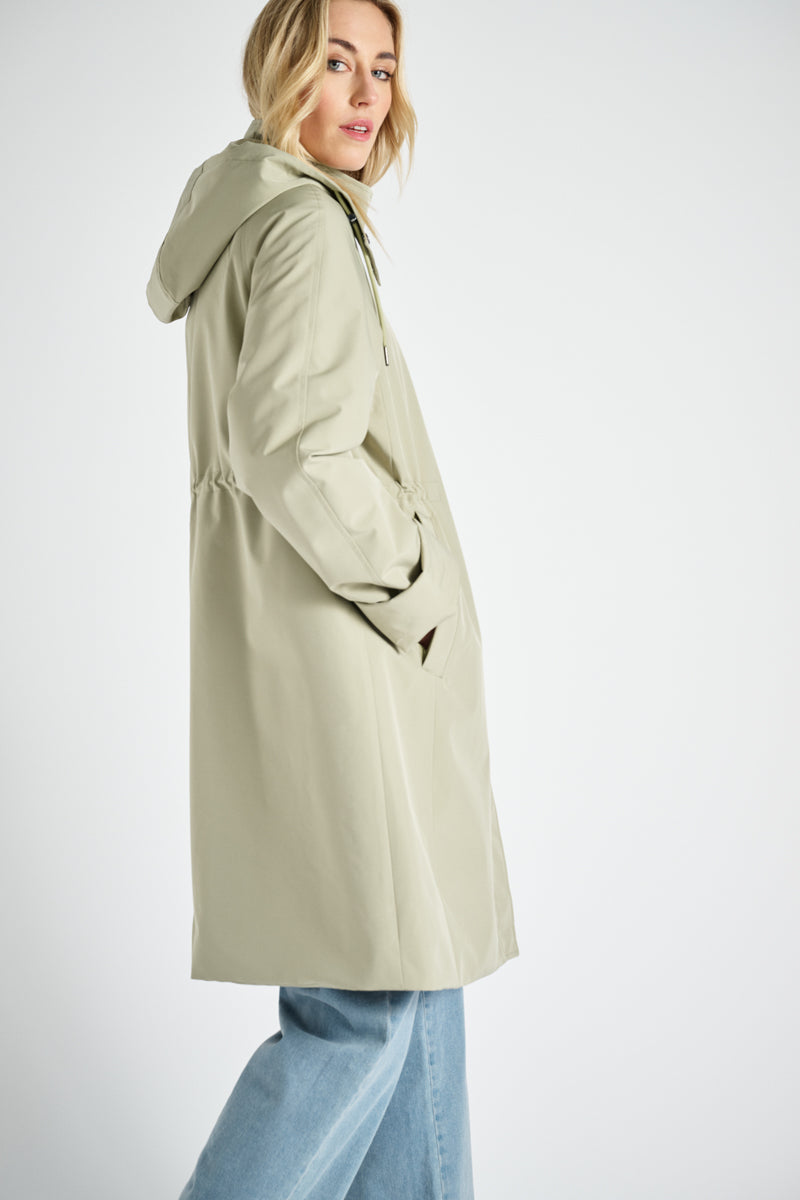 Parka avec cape kaki
