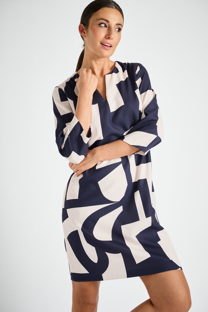 Robe avec imprimé graphique