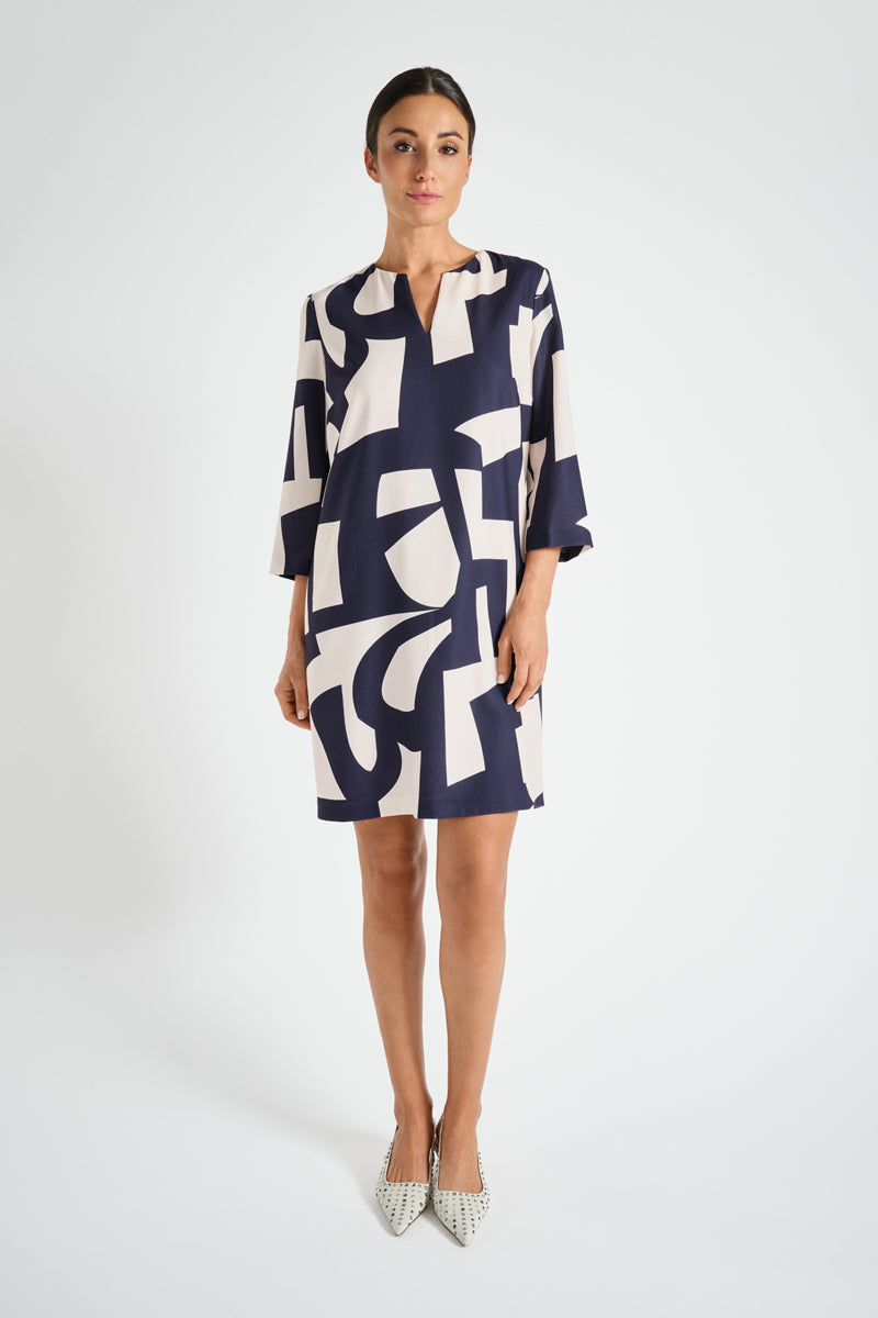 Robe avec imprimé graphique