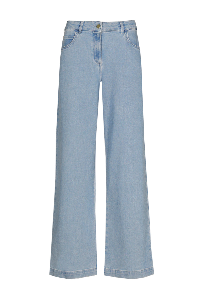 Lange wijde five-pocket jeans