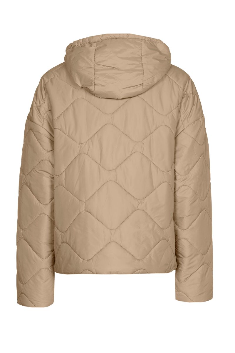 Parka courte beige 