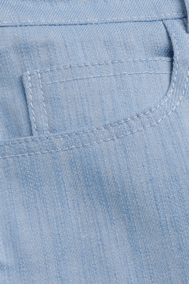 Pantalon slim en coton mélange