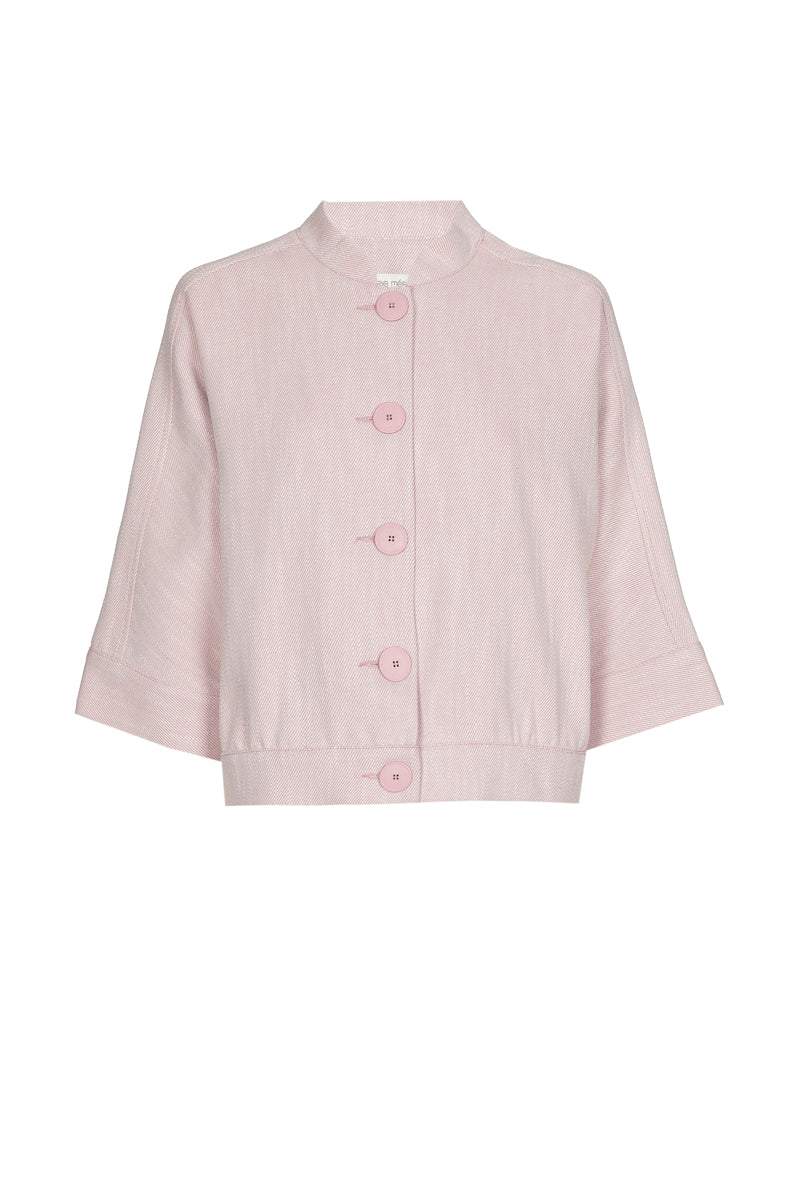 Kort roze bloesjasje