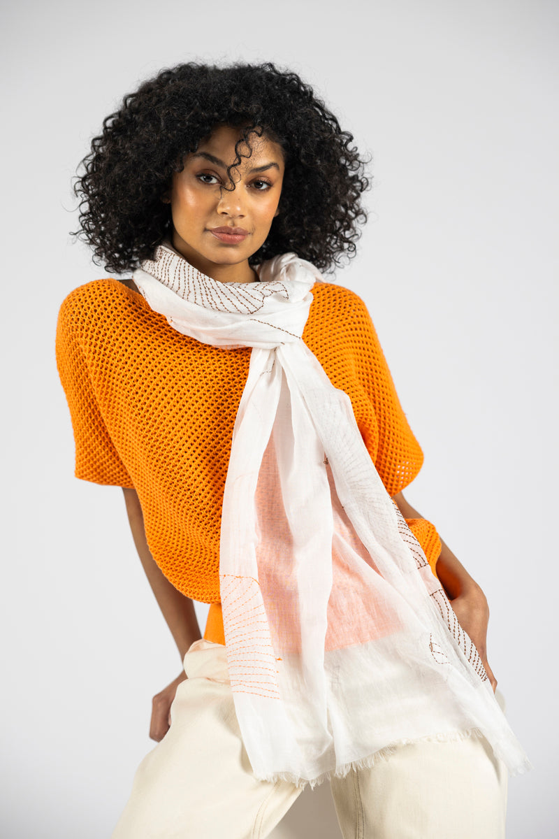 Crochet trui met korte mouw