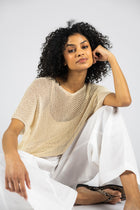 Crochet trui korte mouw + top