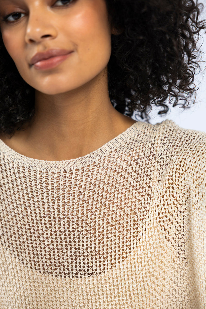 Crochet trui korte mouw + top