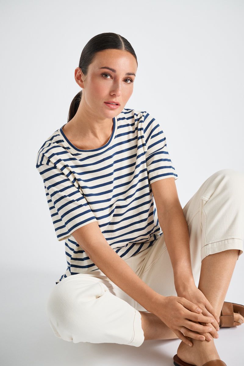 Boxy marine t-shirt