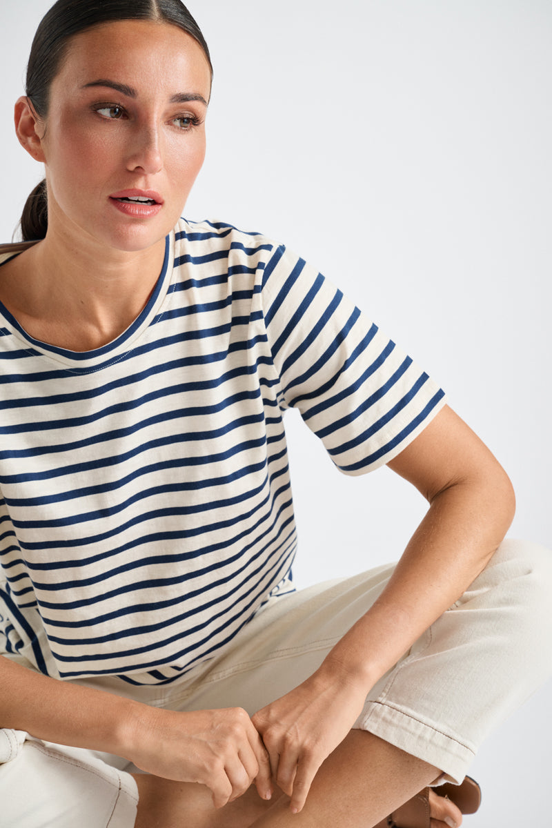 Boxy marine t-shirt