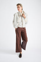 Superzachte enkellange broek met stretch