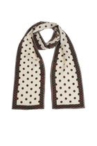 Long fine dotted scarf 