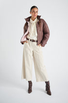 Korte bruine parka