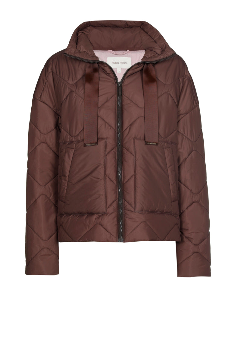 Korte bruine parka