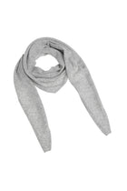 Grey triangle wool scarf