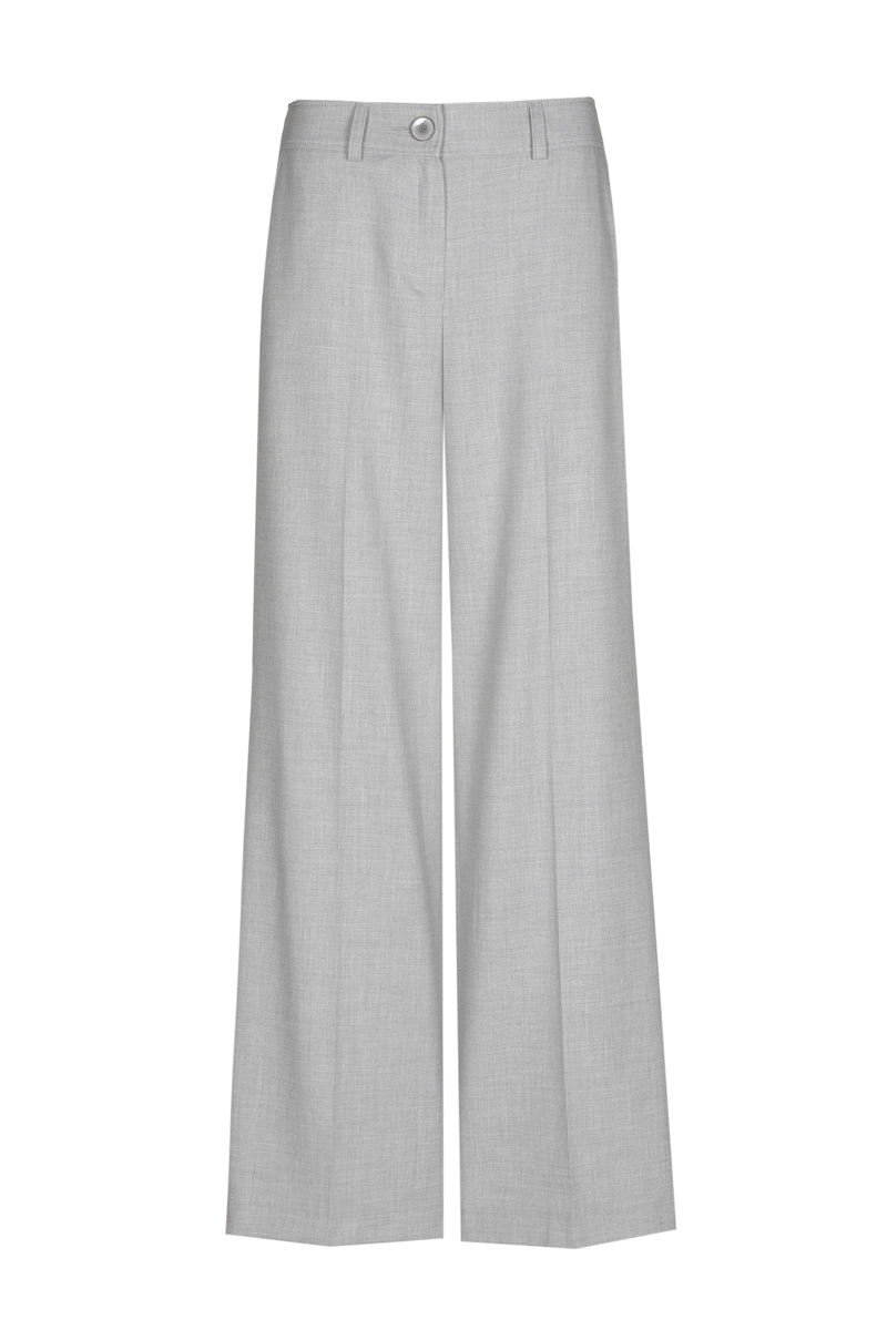 Rechte lange grijze broek