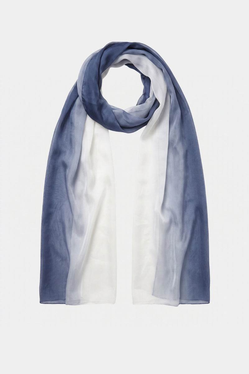 Silk gradient scarf