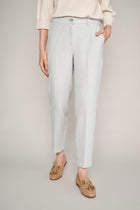 7/8 trousers in grey and elastic at the back of the waist