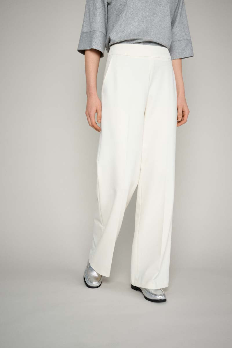 Wide cream colored pants