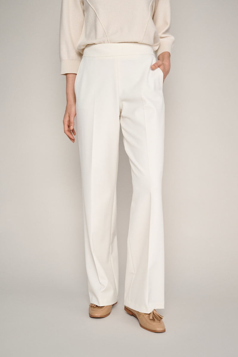 Wide cream colored pants