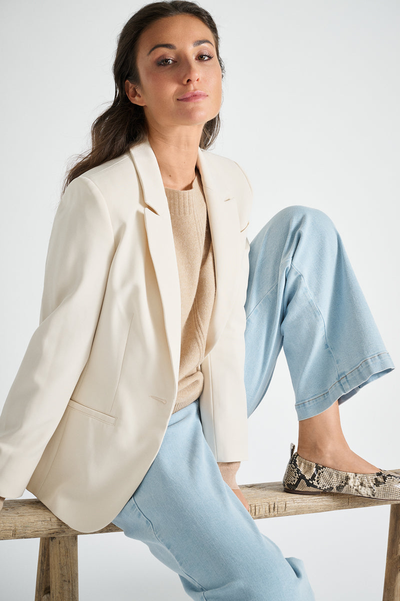 Blazer crème pour toutes les occasions